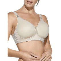 Sujetador Eloisa sin Aros y con Copa de Relleno en Color Tierra, Copa D, Selene