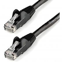 Startech.com cable de red ethernet snagless sin enganches cat 6 cat6 gigabit 10m - negro,garantia lifetime