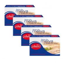ARLEQUIN Melva en Aceite de Oliva, Pack de 4 Latas 125 grs (500 grs)