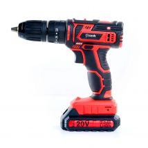 Casals - Taladro percutor a batería de 20V CID2050B inalámbrico con Batería de litio extraíble de carga rápida y 2 velocidades mecánicas, 18+1+1 potencias, Máximo torquete 30Nm , Gatillo electrónico /