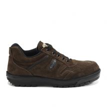3301 Zapato Deportivo Trekking Laboral Segarra Piel Serraje Marrón – Calzado Antideslizante para Senderismo y Tiempo Libre