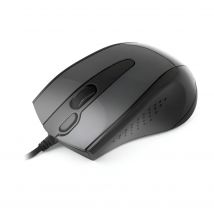 A4tech N-500F - Wired Gaming Mouse for PC, USB, Laser, Black, designed for right-handed use, CE certified.