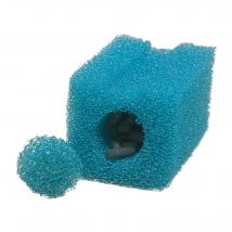 Cartucho Plástico Ica FOAMEX + Carbón para Filtros OPTIMUS 600 - Limpieza Efectiva del Agua de Acuario