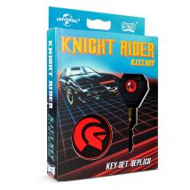 Doctor Collector Knight Rider Kitt, Réplica Oficial de Llave con Llavero de la Serie El Coche Fantástico, Gadget Oficial de colección