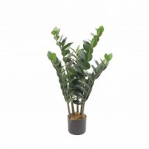 Bonerva | Zamioculca Deco 90 cm Altura | Planta artificial para decorar interiores: hogares, negocios y hoteles | Sin mantenimiento