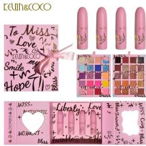 Kevin&coco 40 Colors Face Palette Makeup Set - Paleta de Maquillaje Con 40 Colores y Lápices Labiales