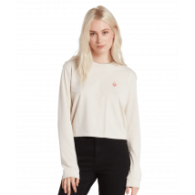 Camiseta Mujer Volcom The Volcom Stones Ls Bone Cómoda Estilo Urbano Diseño Moderno