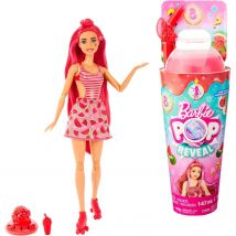Barbie Pop! Reveal Serie Frutas Sandía Muñeca Que Revela Sus Colores con Vaso, Incluye Ropa,