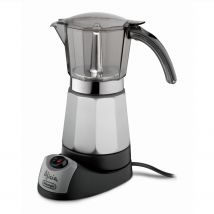 Delonghi - Alicia Cafetera Italiana Eléctrica. Hasta 9 tazas y 550W de sabor. Modelo EMK9 Plateado