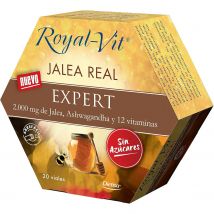 Dietisa Jalea Real Royal Vit Expert 20 viales - Suplemento para inmunidad y bienestar con Ashwagandha y vitaminas