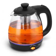Taylor Swoden Hervidor de Agua Eléctrico con Iluminación LED, con Infusor y Filtro Extraíble, Función Mantener Caliente, Rápida Ebullición. (1L, 2200W)