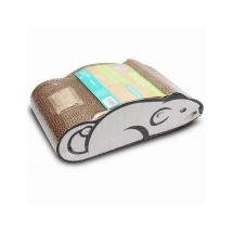 COTTECOTA-Rascador para gatos con forma de ratón, cartón, arañador para mascotas, afilador de uñas reciclable, 36 x 20.2 x 11.6 cm Rascador para gato, garras afiladas, higiene personal, cuidado de