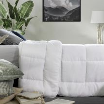 Relleno Nórdico Microfibra, Tacto Seda, Edredón Nórdico Fibra Hueca Siliconada. Blanco, 400gr. . Cama de 90, 105, 135, 150, 180 y 200.