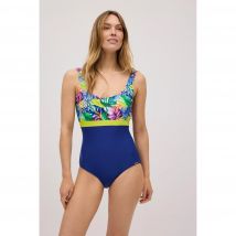 Ysabel Mora - Bañador reductor detalles estampado tropical