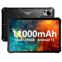 FOSSiBOT DT1 Tableta resistente, Android 13, 10.4 " 2000x1200 2K FHD+, MT8788 Octa-core 2.0GHz, 8GB RAM (ampliable a 8GB) + 256GB ROM, 4G Dual SIM, resistente al agua/polvo/golpes IP68, WiFi Dual