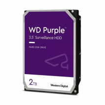 Western Digital Disco Duro WD Purple 2TB 3.5 SATA 3 - Videovigilancia 24/7
