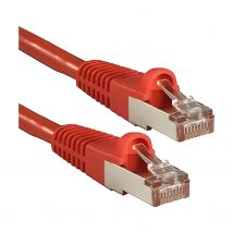 Lindy 47164 - Cable de red (2 m, Cat6, S/FTP (S-STP), RJ-45, RJ-45, Rojo)