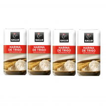PACK de 4 - GALLO - Harina de trigo para múltiples usos PACK DE 4 kg