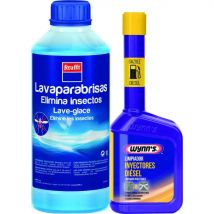 WYNNS Pack Limpieza Inyectores Diesel + Lavaparabrisas