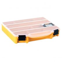 Organizador Perel - 251 X 200 X 44 Mm - 10 Compartimentos - Amarillo