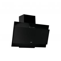 Akpo wk-4 Juno Eco 60 Black Wall-Mounted Kitchen Extractor Hood, 90W, 330 m³/h High Suction, 3 Speeds, Stainless Steel & Tempered Glass, Ducted/Recirculation, Carbon Filter, Easy Install, CE