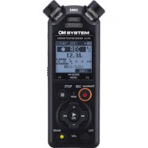 OM SYSTEM LS-P5 Audio Recorder Camera Kit with Windshield Hot Shoe Adapter 3.5mm Audio Cable with 3 Microphone System Tresmic II 16GB 37H Battery