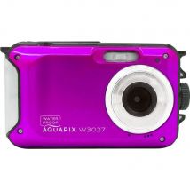 Aquapix W3027 Wave - Cámara Sumergible (3 m, Pantalla de 2,7", Resolución de hasta 30 MP, Zoom Digital 4X, Sensor de 5 MP, Color Rosa