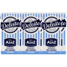Leche Entera 200ml DELEITE - Caja de 24 bricks de 200ml