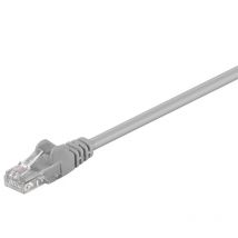 Goobay Cable de Red Latiguillo RJ45 UTP Cat5e 50m Gris - Conexión Estable y Alta Velocidad