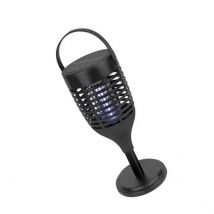 Eliminador de Insectos Solar 5W para Mosquitos, Polillas, Moscas y Avispas - Ideal para Exteriores y Jardín