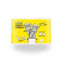 Papel de Cocina Compacto LA LLAMA Doble Rollo Paquete 3 uds