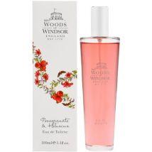WOODS OF WINDSOR Pomegranate Hibiscus Eau de Toilette Spray para Mujer 100 ml