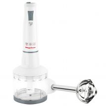 MAGEFESA ® Velouté Inox Plus batidora de mano con potencia de 500 W, incluye vaso medidor de 700 ml y picadora, cuchillas de acero inoxidable, regulador de potencia, mango ergonómico, fácil limpieza