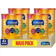 Pack X4 Enfamil Complete 1 - Leche para Lactantes Desde el Nacimiento Hasta los 6 Meses