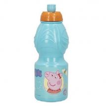 BOTELLA ALUMINIO CON TAPA  PEPPA PIG,CANTIMPLORA DE ALUMINIO,BOTELLA ALUMINIO DE AGUA,BOTELLA PARA COLEGIO,FESPU