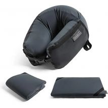 Cojín de viaje 3 en 1, ultra compacto, en espuma viscoelástica, doble cojín y suave almohada, Almohada de Viaje 3-en-1 de Espuma Viscoelástica