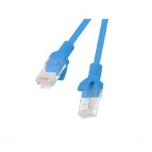 Cable de conexión Cat.6 UTP de 1 metro, color azul, Fluke aprobado, paquete de 10 unidades Lanberg.