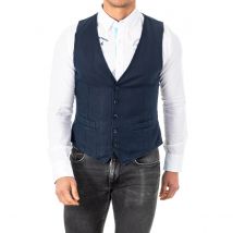 La Martina-Chaleco de punto fino con cinturón ajustable cuello de V HMJA11 para Hombre