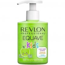 REVLON Professional - Equave Kids Champú Acondicionador para Niños, 300 ml, Aroma de Manzana Verde, Sin Sulfatos