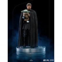 Iron Studios Star Wars - Luke Skywalker y Grogu - Estatuilla ArtScale 1/10 21cm
