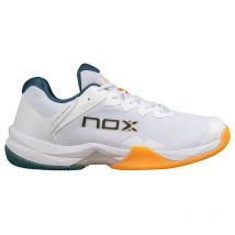 Zapatillas Nox ML10 Hexa Blanco para hombre Zapatillas de padel con suela Espiga Miguel Lamperti