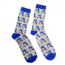 Calcetines Sun City Sonic Gris para Hombre - Talla única | Comodidad Todo el Día