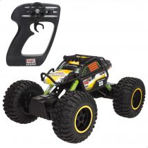 Maisto Tech - Coche teledirigido 4x4, Rock Crawler Pro Series, 2.4 GH.z, con protecciones, 2 modos de conducción, carga USB, radiocontrol niño, control remoto, coches para niños, RC, +8 años