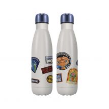 HMB Botella de agua de acero inoxidable ET - Botella metálica 500ml, Botella térmica reutilizable - Botella térmica fría/caliente - Licencia oficial