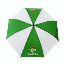 Paraguas Cadete Real Betis Balompié | SEVA IMPORT - Producto oficial, 120 cm diámetro aprox., escudo estampado, colores verde y blanco // Ref: 02237340AA09