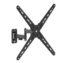 Cromad soporte de pared con brazo articulado para TV de 13"-55" - giratorio, inclinable y doble extensión - peso máximo 25kg - vesa 400x400