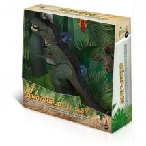 Tachan Dinosaurio Triceratops con Sonidos Realistas, Luces, Función para Caminar, Mueve la Cabeza, Color Gris 780T00677