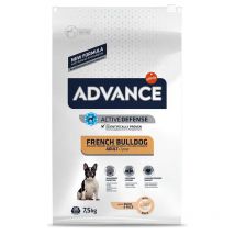 Advance Mini French Bulldog, Pienso para Perros Adultos con Pollo, 7,5kg