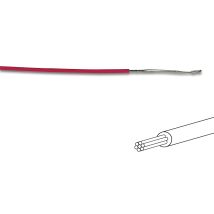 Cable Eléctrico Velleman Multifilar Rojo 100m en Rollo