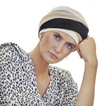 Christine Headwear Emmy Viva Turban Cream 'n'Beigee/Black 1526-0781 | Turbante